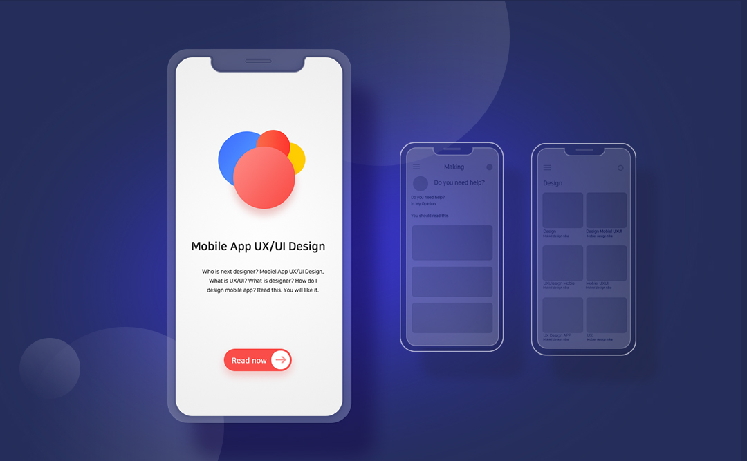 <strong>MXDN 4기 :</strong><br/>모바일 앱 UI/UX 디자인_Night