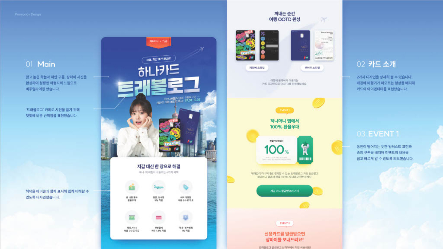 하나머니 신용카드 / UI/UX 디자이너 취업 아카데미 배소현3
