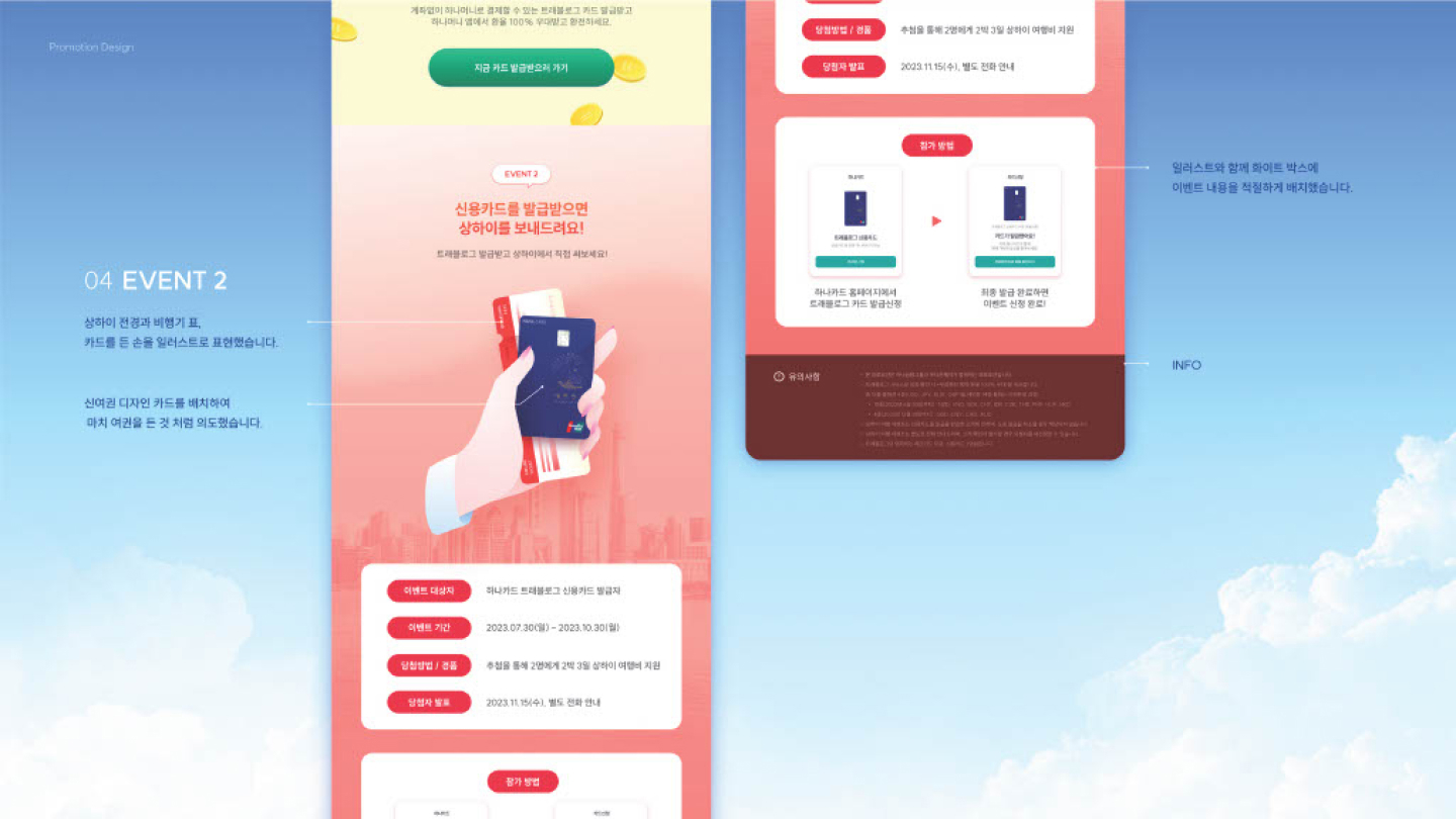 하나머니 신용카드 / UI/UX 디자이너 취업 아카데미 배소현4