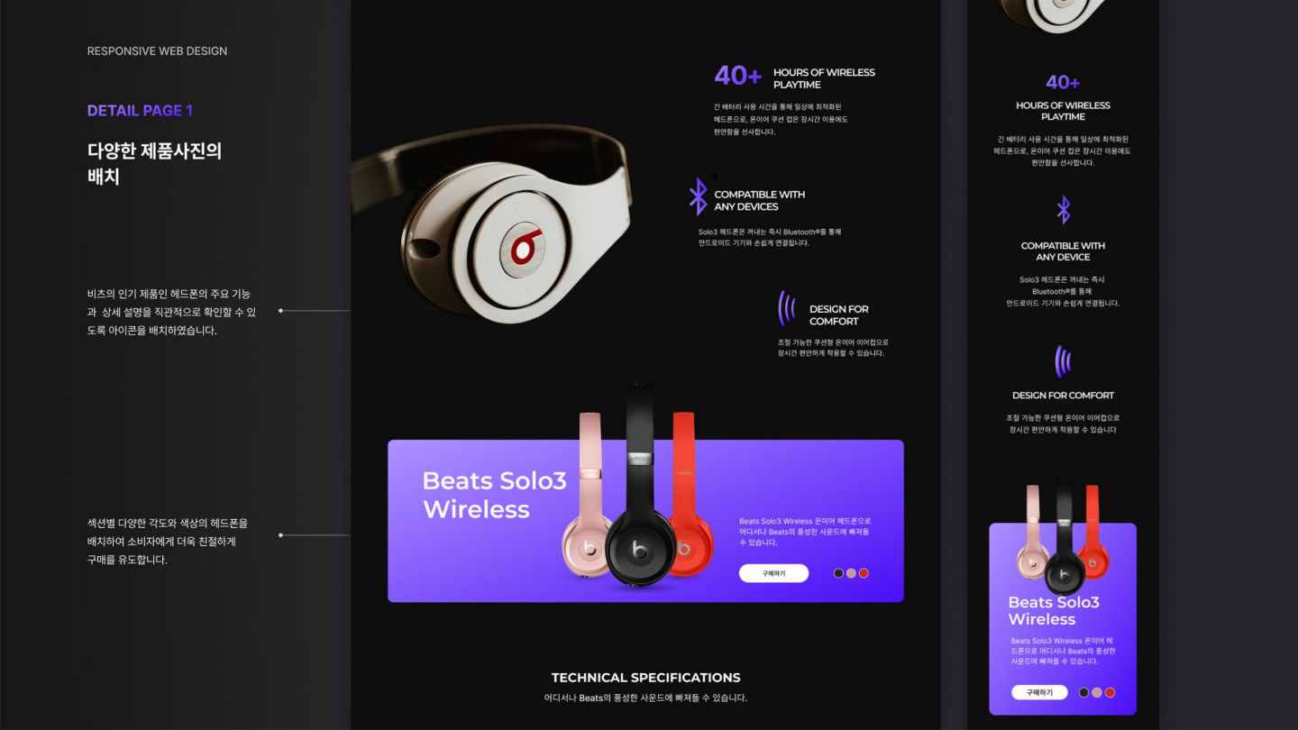 비츠바이닥터드레 반응형 웹 / UI/UX 디자이너 취업 아카데미 정수현4