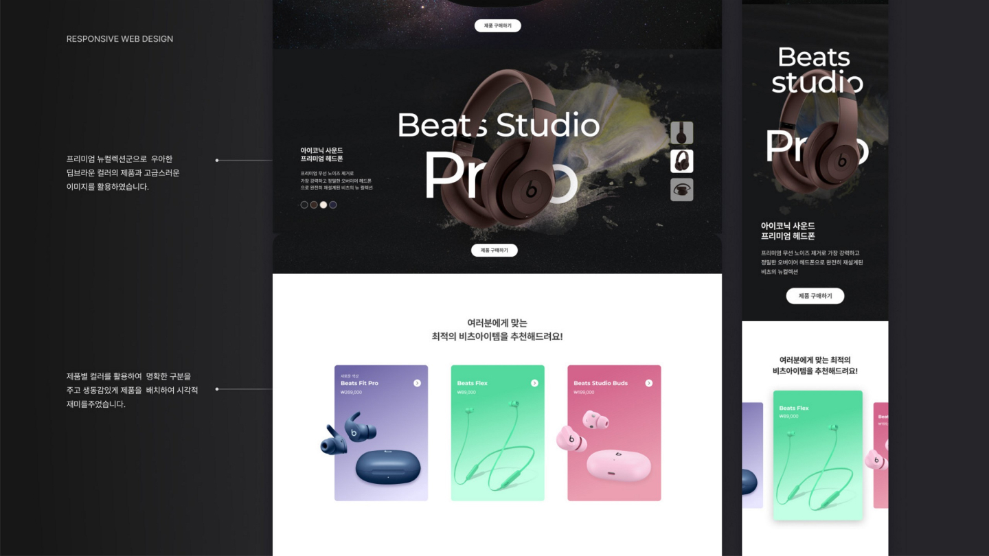 비츠바이닥터드레 반응형 웹 / UI/UX 디자이너 취업 아카데미 정수현7