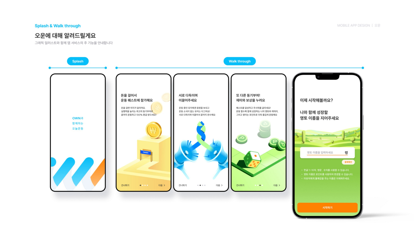 오운(OWN) / UI/UX 디자이너 취업 아카데미 김여빈10