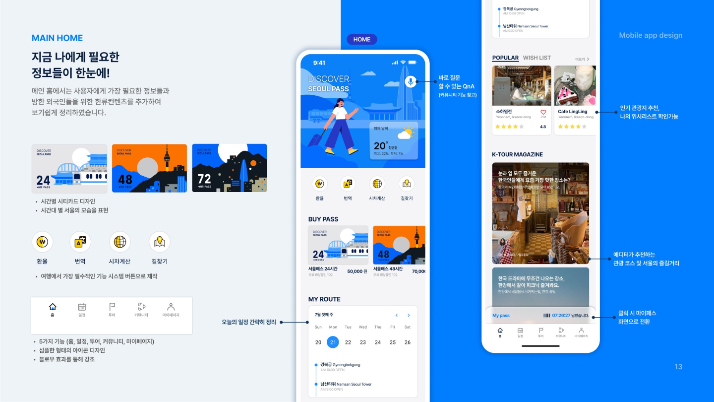 서울 자유 이용권 / UI/UX 디자이너 취업 아카데미 이은진10