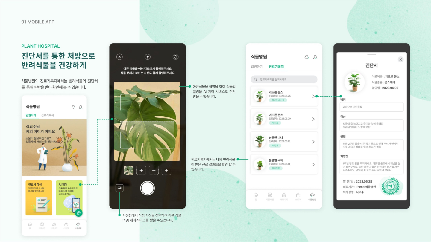 plend 반려식물 앱 / UI/UX 디자이너 취업 아카데미 양혜인16
