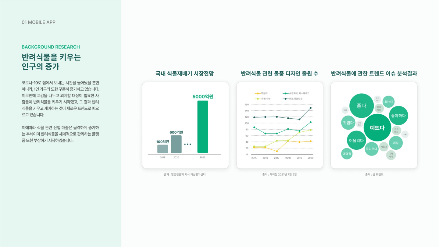 plend 반려식물 앱 / UI/UX 디자이너 취업 아카데미 양혜인2