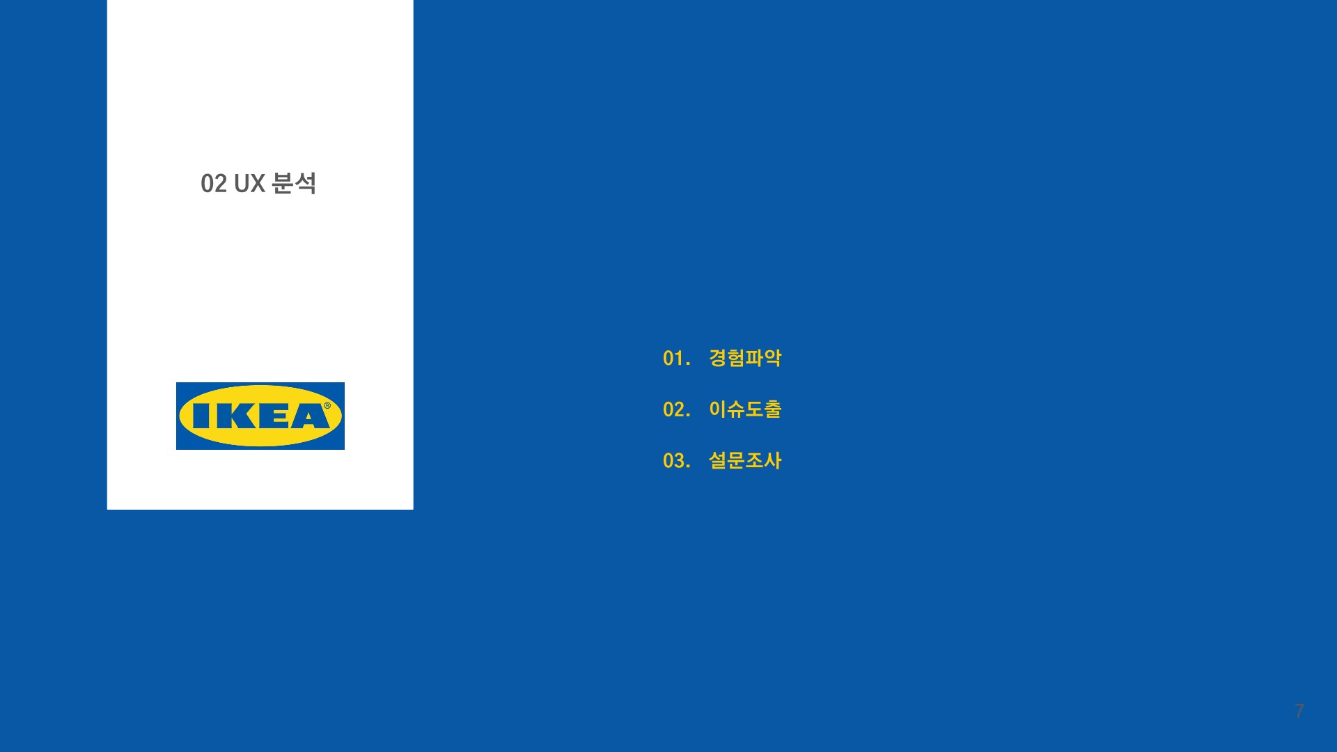 이케아 / 라이트브레인 UX 아카데미 강채린, 박소현, 신지현, 윤소현7