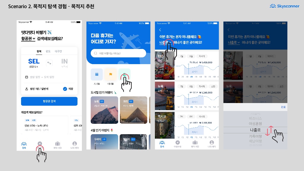 Skyscanner / 라이트브레인 UX 기획 아카데미 김보경, 조은별, 최지웅, 이다경32