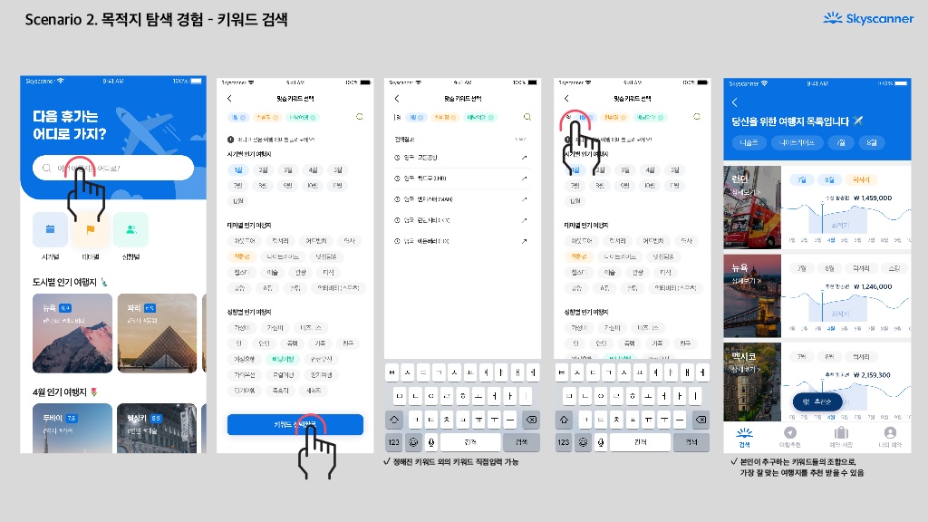 Skyscanner / 라이트브레인 UX 기획 아카데미 김보경, 조은별, 최지웅, 이다경33