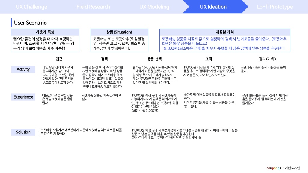 쿠팡 / 라이트브레인 UX 아카데미 김O라, 이O은, 최O강19