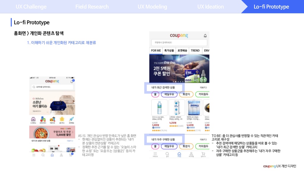 쿠팡 / 라이트브레인 UX 아카데미 김O라, 이O은, 최O강20