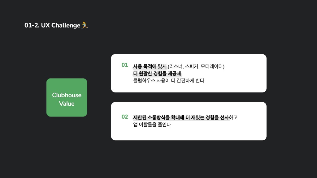 클럽하우스 / 라이트브레인 UX 아카데미 양사랑, 조예린, 김예원, 박수아, 김지현5