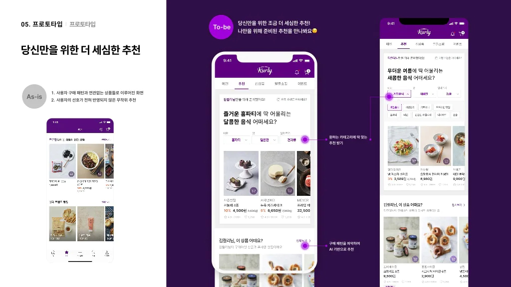 마켓컬리 / 라이트브레인 UX 아카데미 김지영, 박나영, 박정은, 조유진39