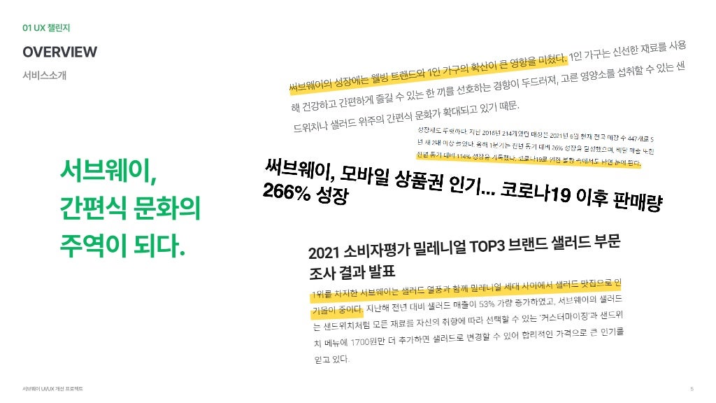 서브웨이 / 라이트브레인 UX 아카데미 박소희, 정현지, 정혜선4