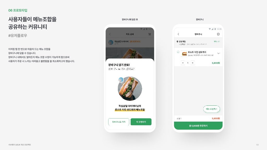 서브웨이 / 라이트브레인 UX 아카데미 박소희, 정현지, 정혜선52