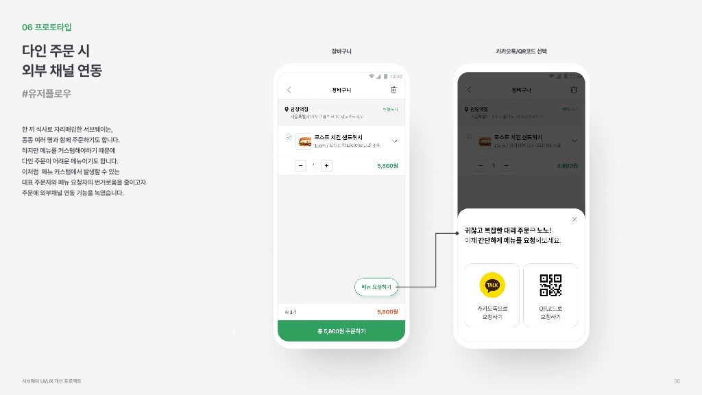 서브웨이 / 라이트브레인 UX 아카데미 박소희, 정현지, 정혜선55