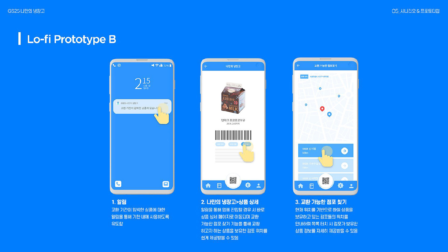 GS25 나만의 냉장고 / 라이트브레인 UX 아카데미 김수아, 김정희, 이예지, 장이은44