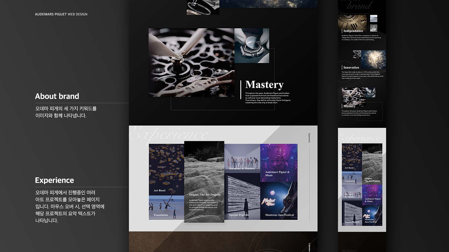 Audemars Piguet / UI/UX 디자이너 취업 아카데미 이민정5