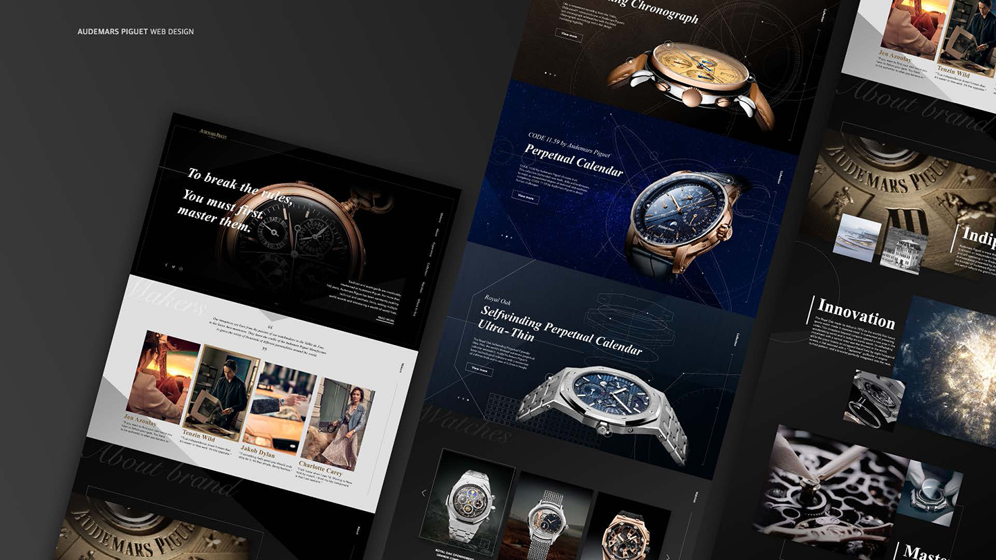 Audemars Piguet / UI/UX 디자이너 취업 아카데미 이민정9