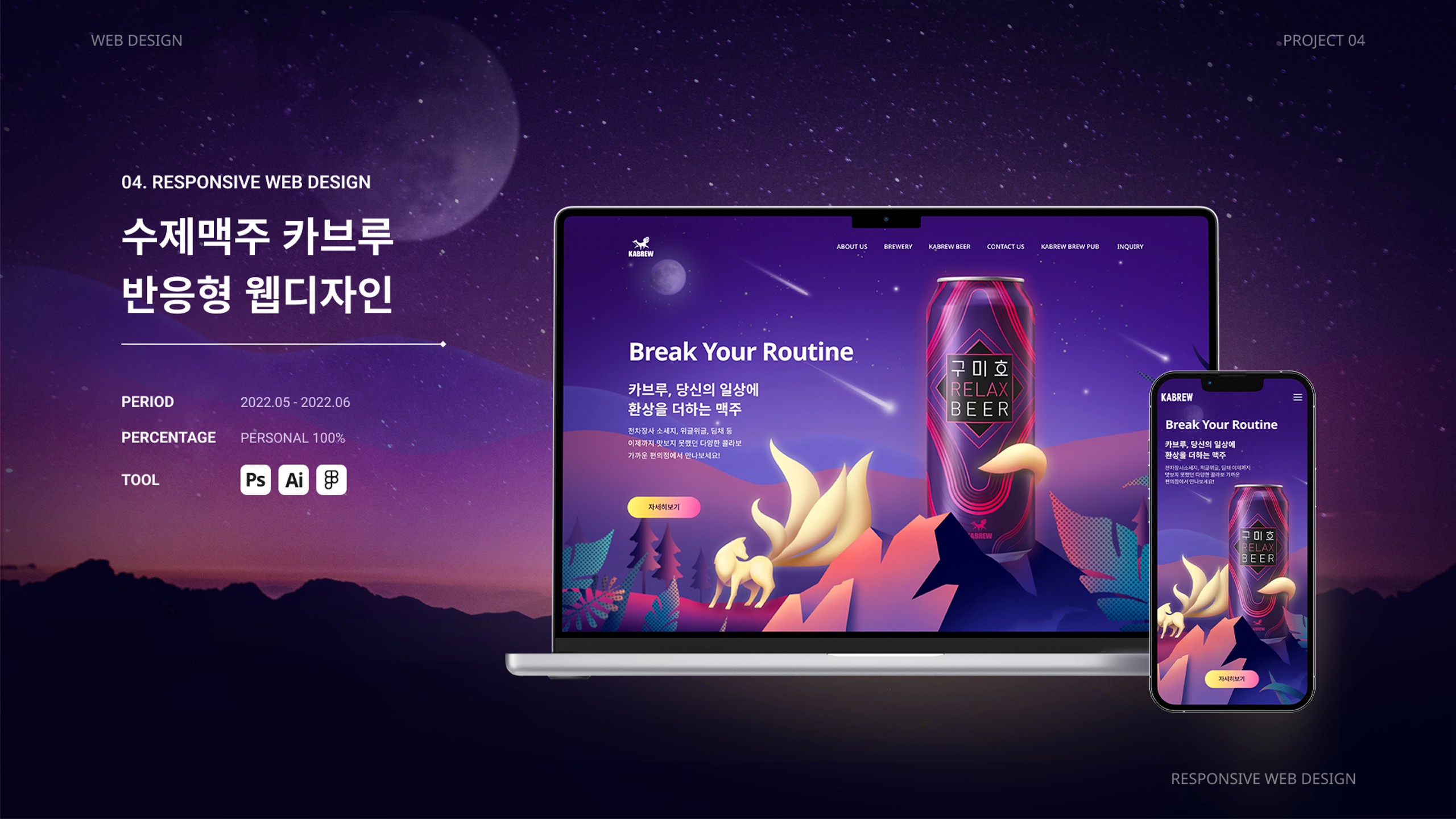 카브루 웹 리뉴얼 / UI/UX 디자이너 취업 아카데미 이지은1