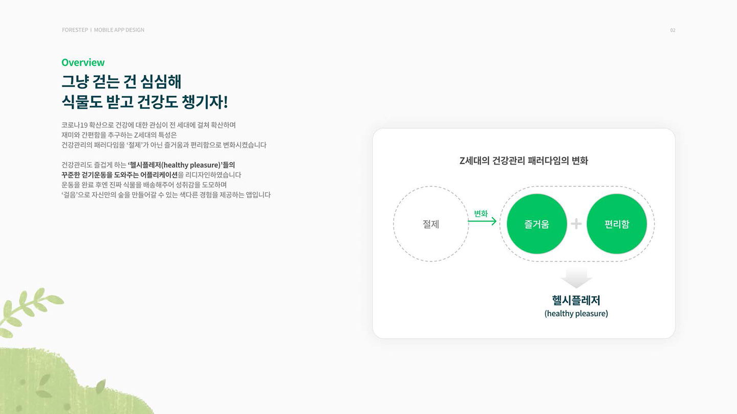 포레스텝 모바일 앱 / UI/UX 디자이너 취업 아카데미 윤주옥2