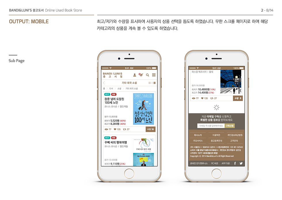 BANDI & LUNI'S 중고서점 / WMDS 박다솜8