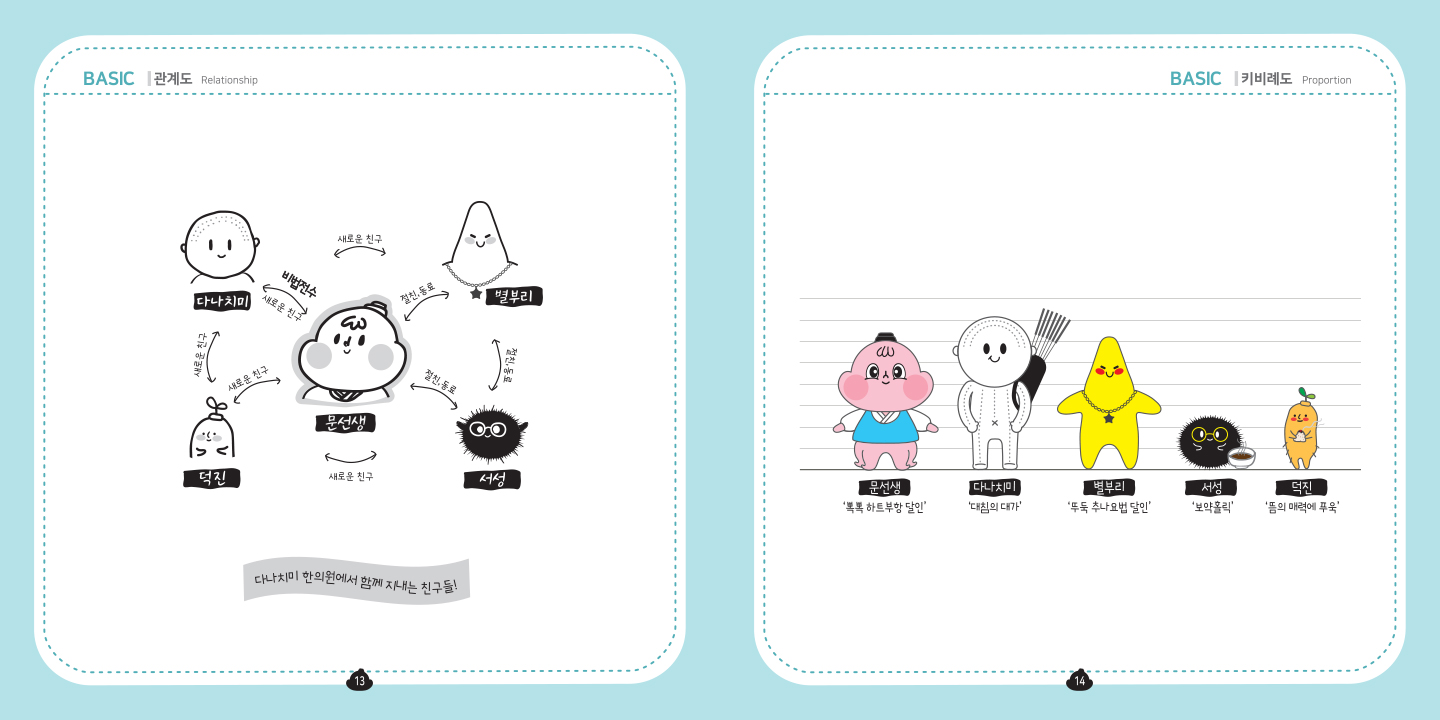 뽁뽁문선생 / 캐릭터디자인 아카데미 : 37기 엄미나9
