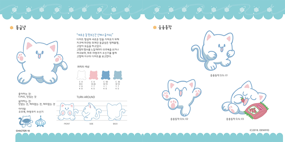 동글냥 / 캐릭터 일러스트레이션  아카데미 : 35기 황승아10