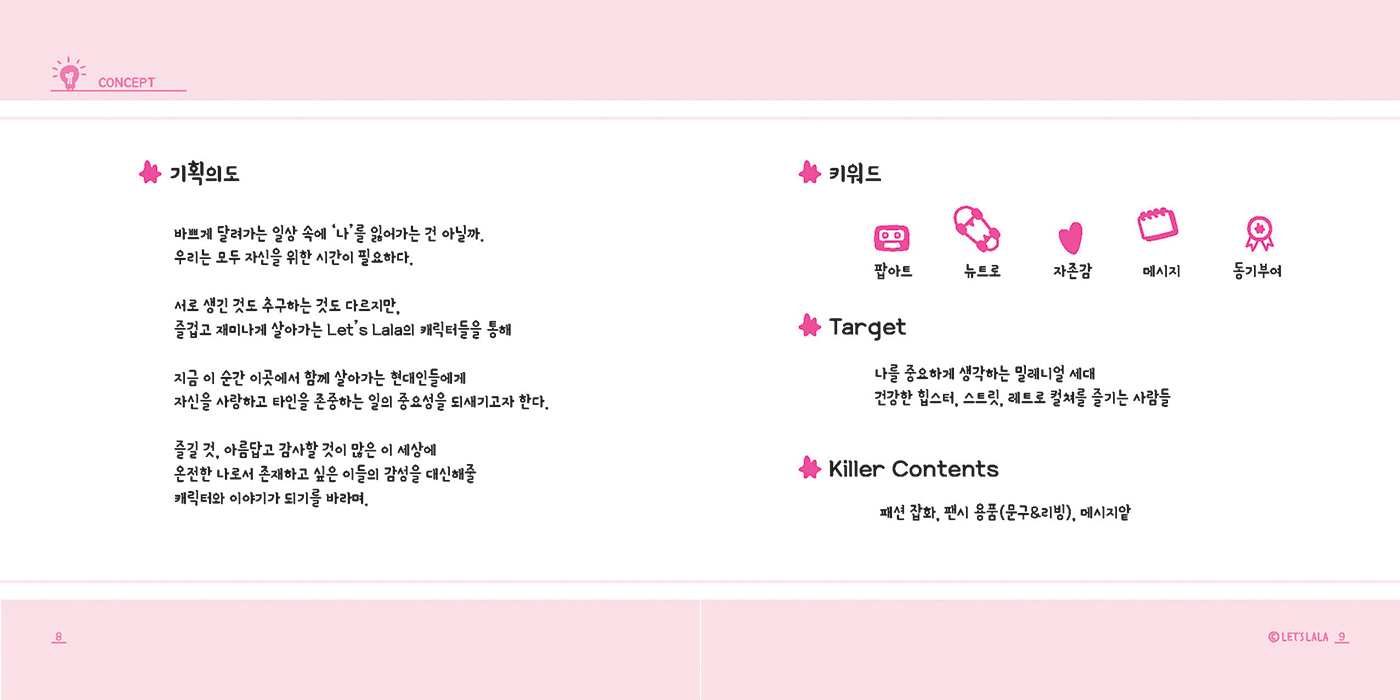 LET'S LALA / 캐릭터디자인 아카데미 : 38기 김우리5