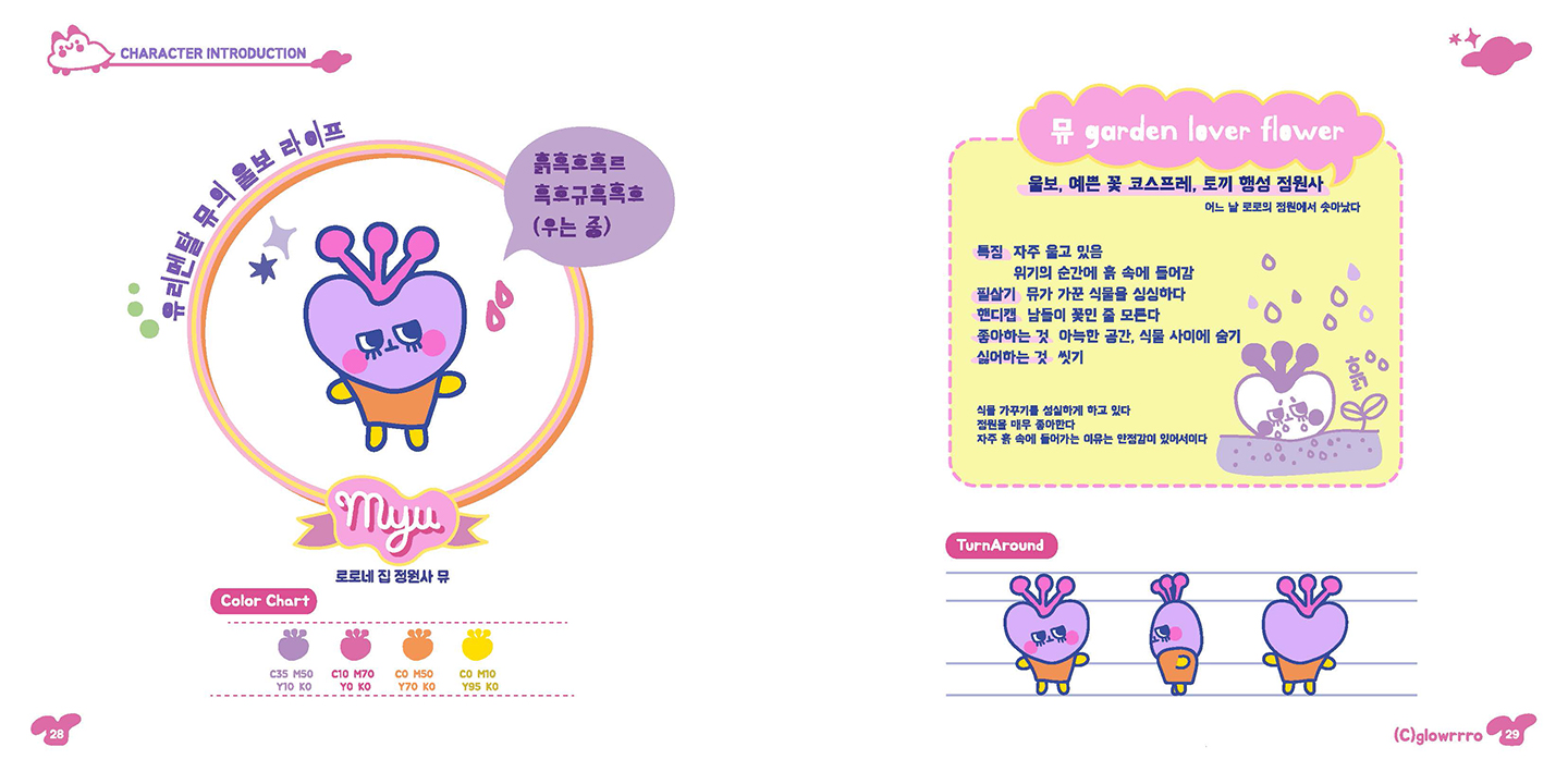 글로위스 로로 / 캐릭터디자인 아카데미 : 38기 박선15