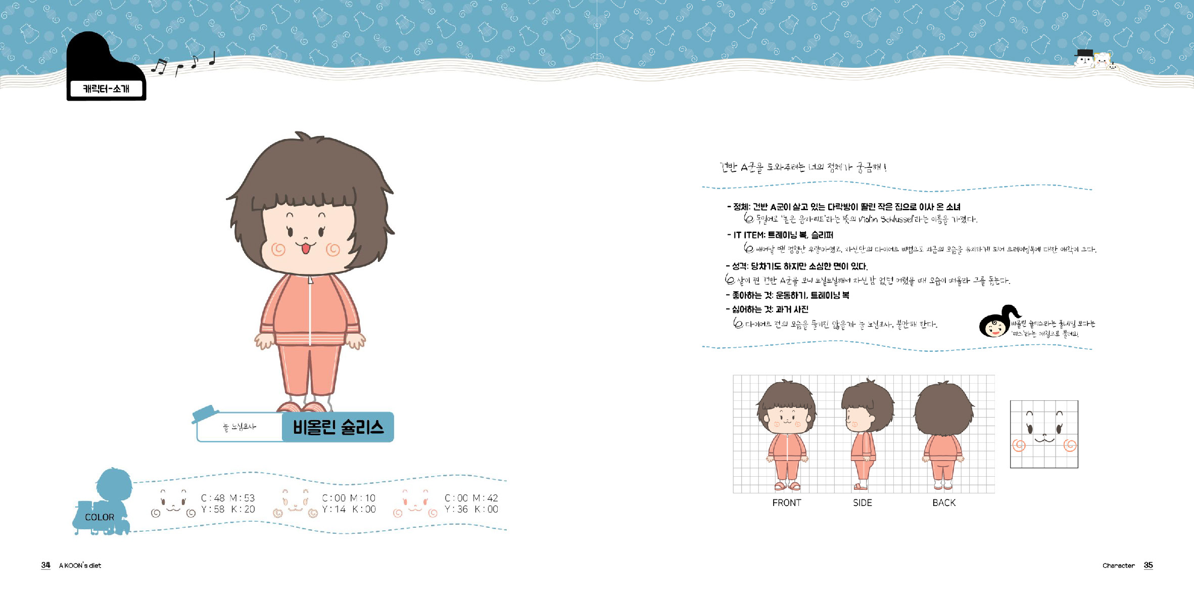 Akoon's Diet / 디지털 캐릭터 일러스트레이션 아카데미(DCIA) 이예지20