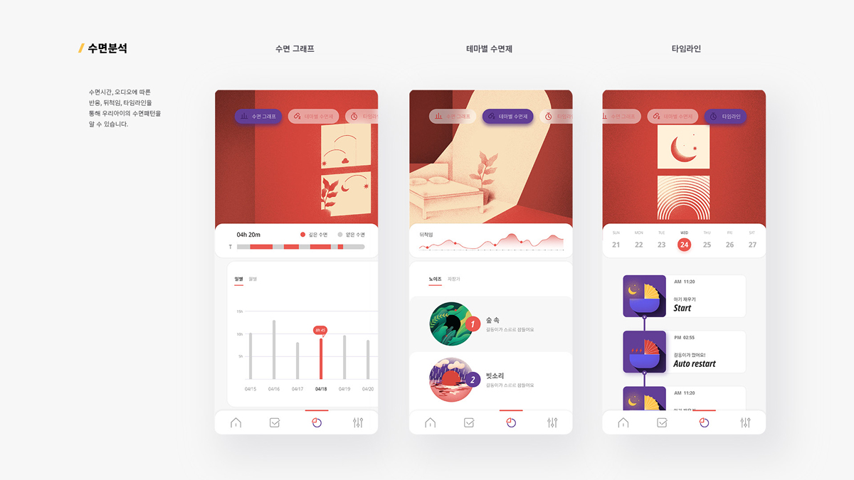 Mom's baby sound / 모바일 & 웹 UX/UI 디자인 포트폴리오 실무 프로젝트 김희은10