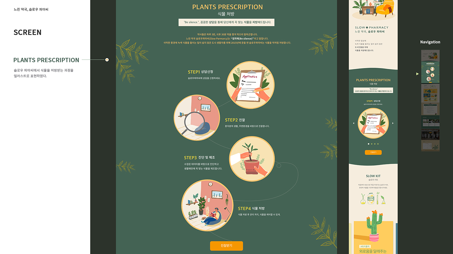 슬로우 파마씨 / 모바일 & 웹 UX/UI 디자인 포트폴리오 실무 프로젝트 서희경5