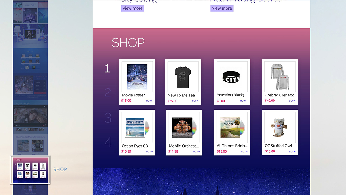 OWL CITY / 모바일 & 웹 UX/UI 디자인 포트폴리오 실무 프로젝트 김송영10