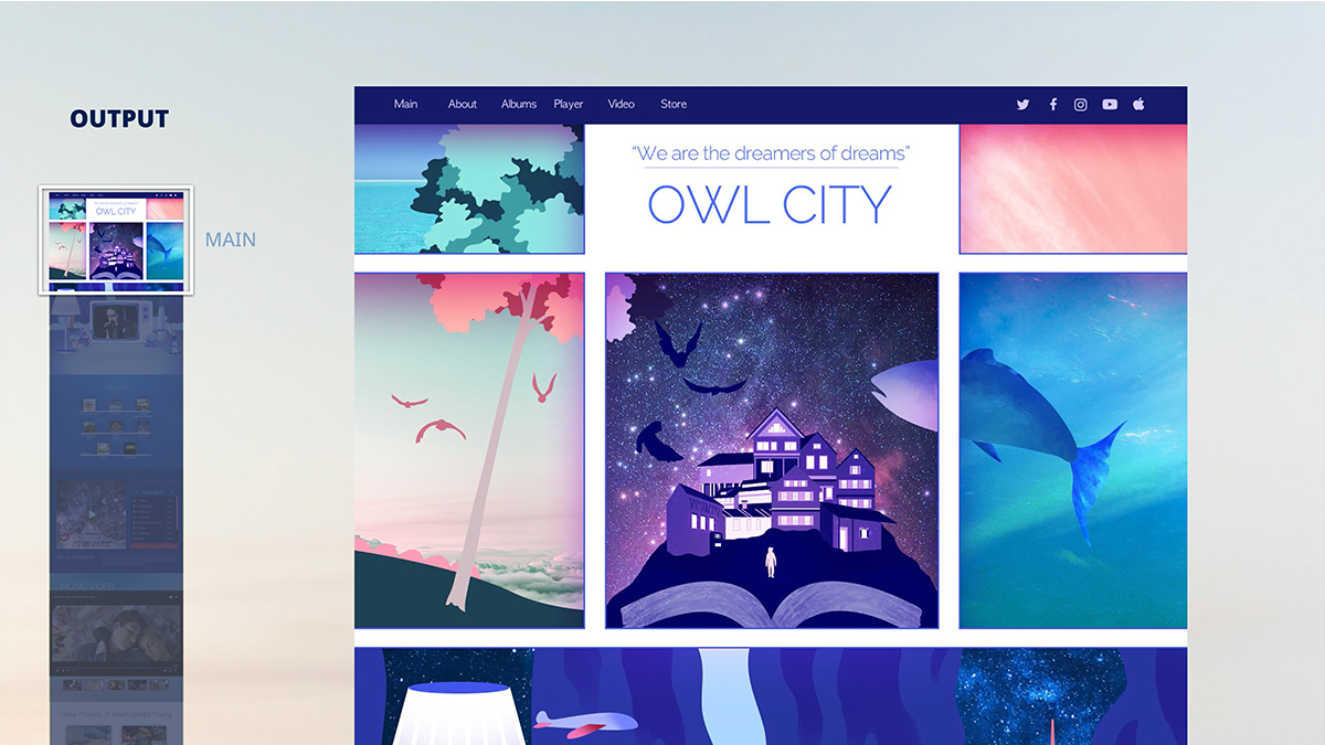 OWL CITY / 모바일 & 웹 UX/UI 디자인 포트폴리오 실무 프로젝트 김송영4