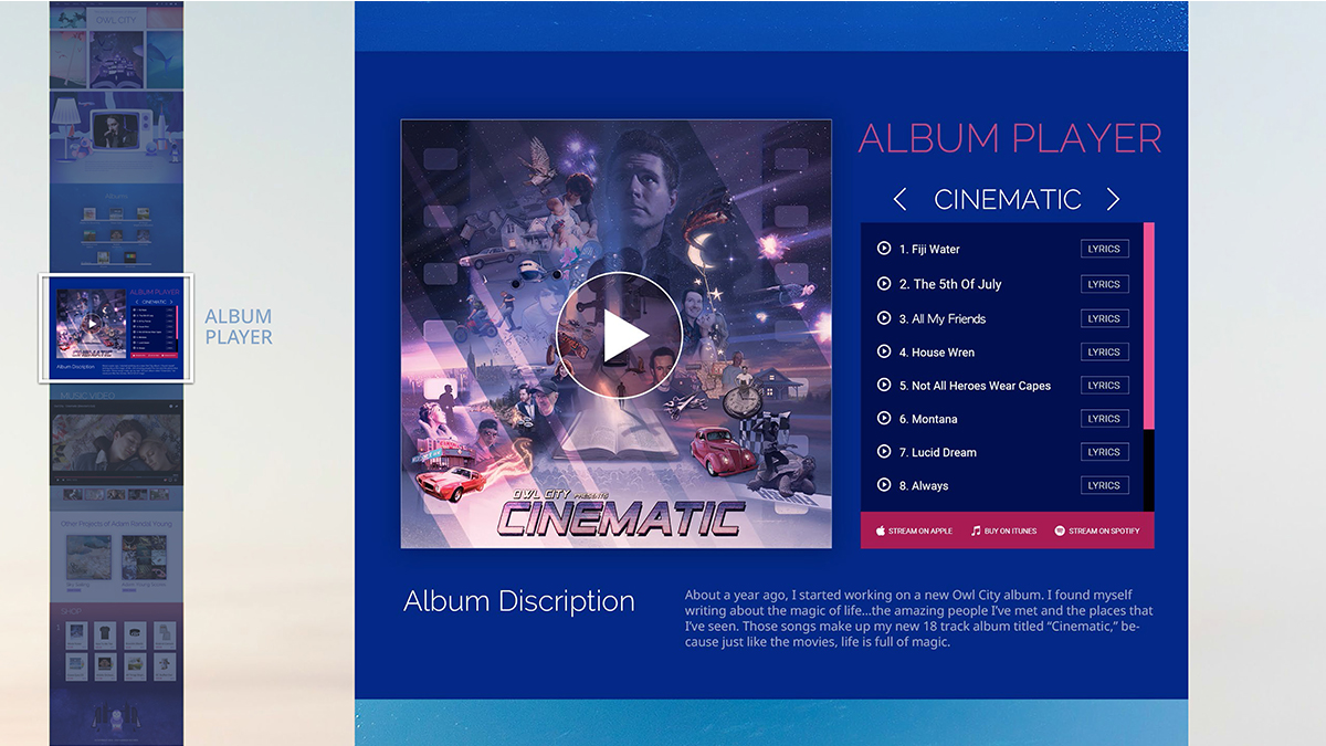 OWL CITY / 모바일 & 웹 UX/UI 디자인 포트폴리오 실무 프로젝트 김송영7