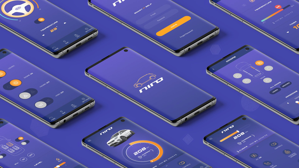 기아 전기자동차 NIRO / 모바일 & 웹 UX/UI 디자인 포트폴리오 실무 프로젝트 유재민12
