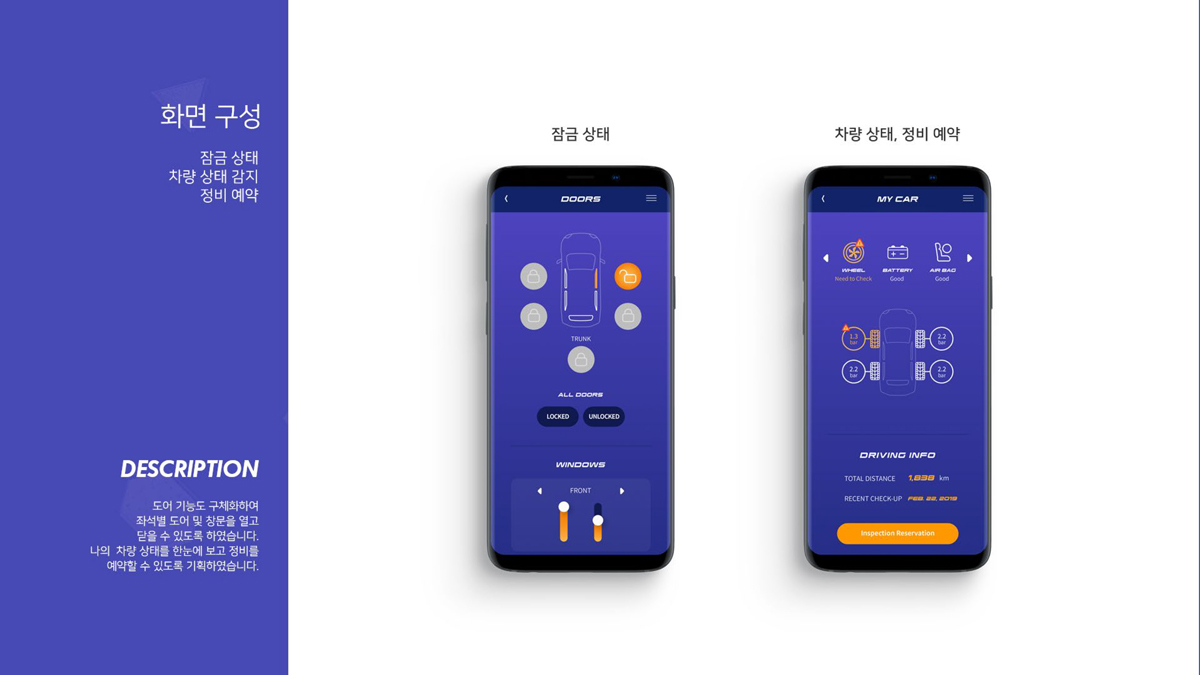 기아 전기자동차 NIRO / 모바일 & 웹 UX/UI 디자인 포트폴리오 실무 프로젝트 유재민7