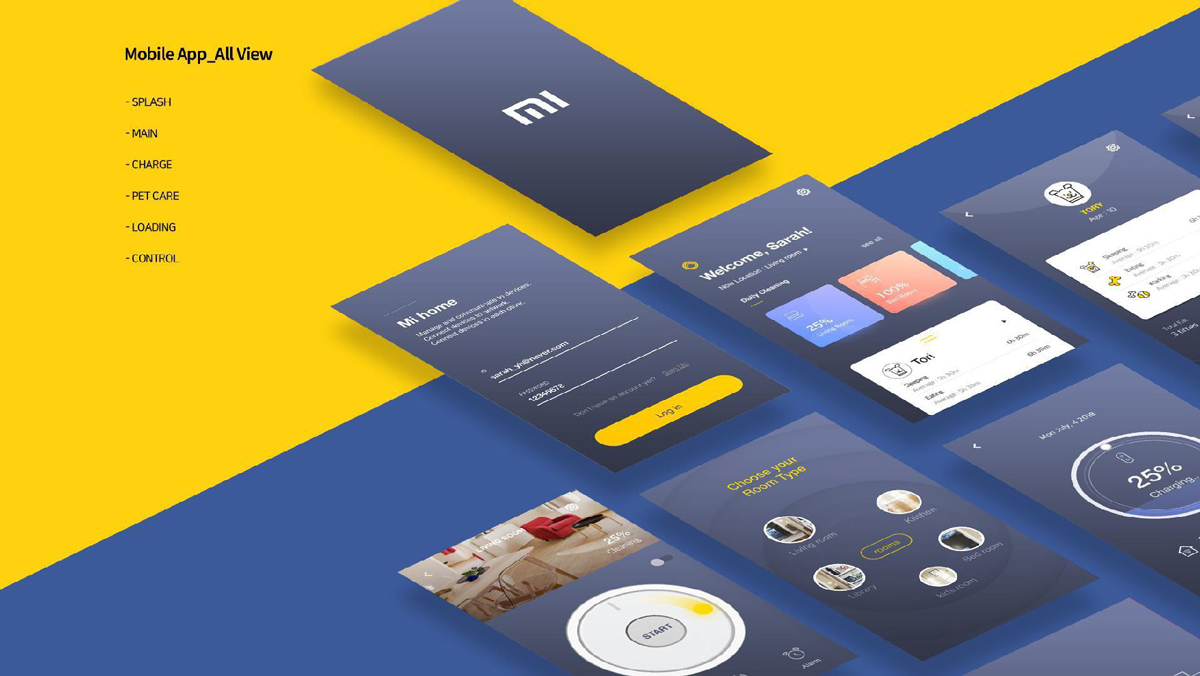 로봇 청소기 앱 디자인 / 모바일 & 웹 UX/UI 디자인 포트폴리오 실무 프로젝트 배영현8