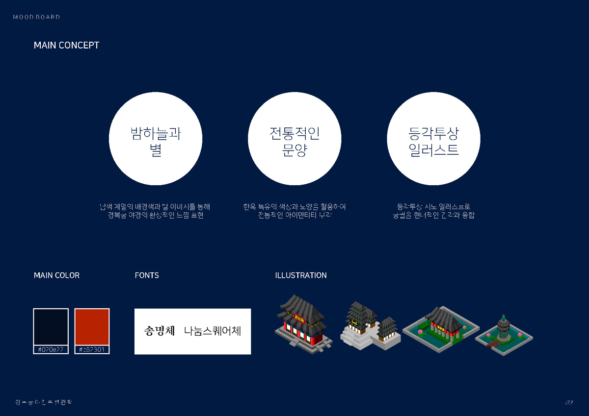 경복궁 야간 특별관람 웹사이트 / 모바일 & 웹 UX/UI 디자인 포트폴리오 실무 프로젝트 유혜지2