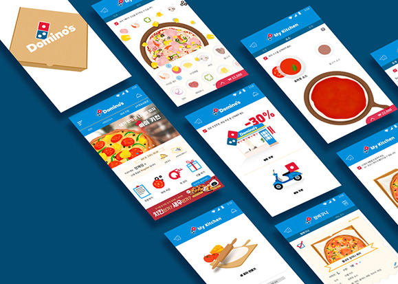 도미노 피자 앱 리디자인 / 모바일 & 웹 UX/UI 디자인 포트폴리오 실무 프로젝트 정해림