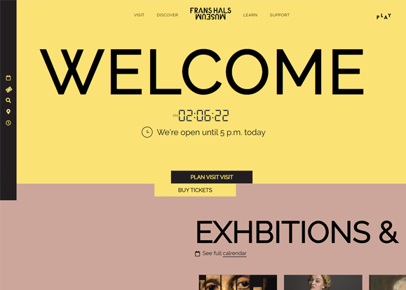 Frans Hals Museum / 웹 퍼블리셔 포트폴리오 실무 프로젝트 이미현