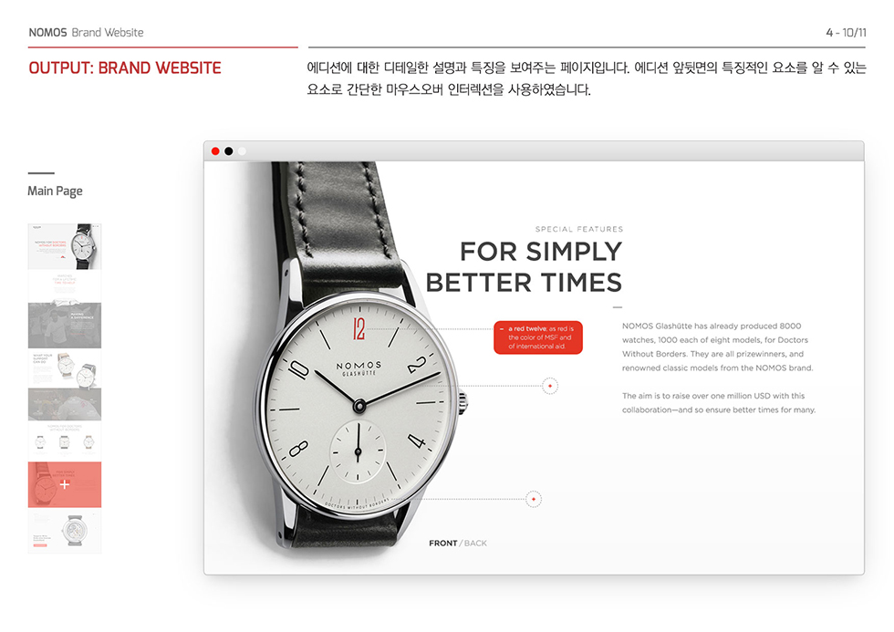 NOMOS GLASHÜTTE / WMDS  박다솜10