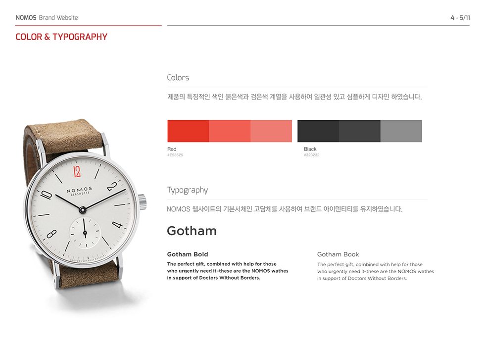 NOMOS GLASHÜTTE / WMDS  박다솜5