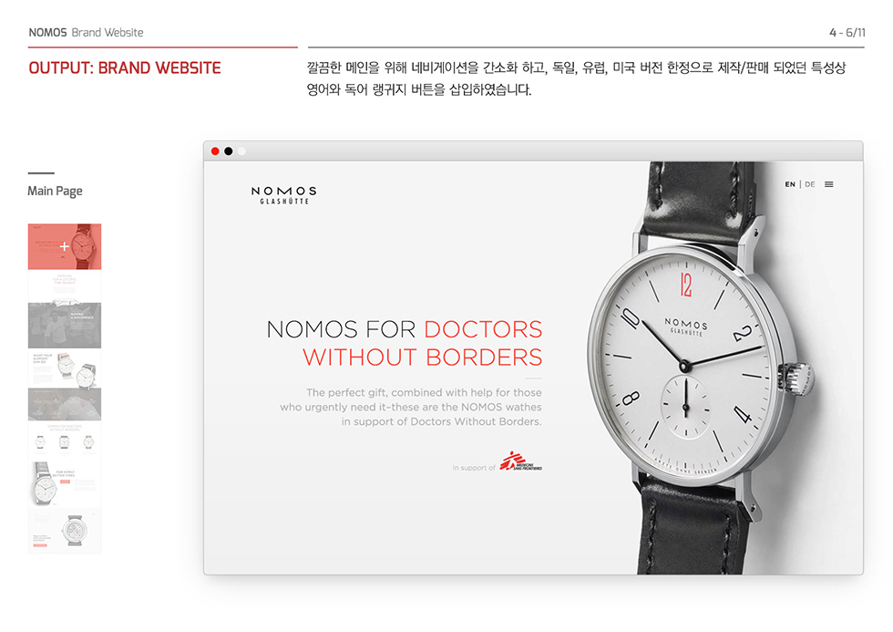 NOMOS GLASHÜTTE / WMDS  박다솜6