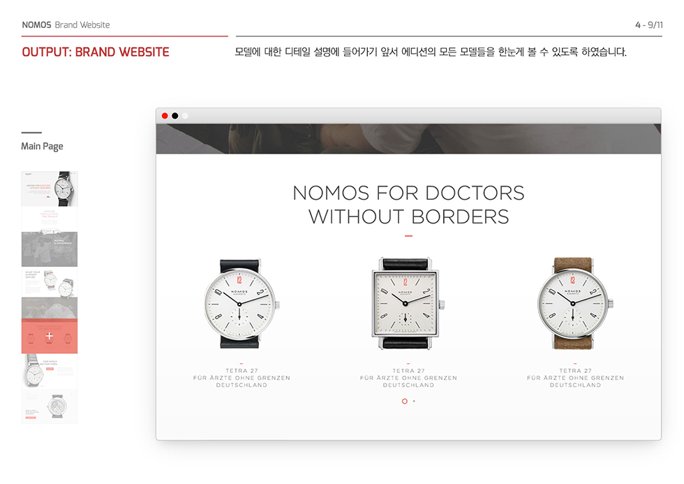NOMOS GLASHÜTTE / WMDS  박다솜9