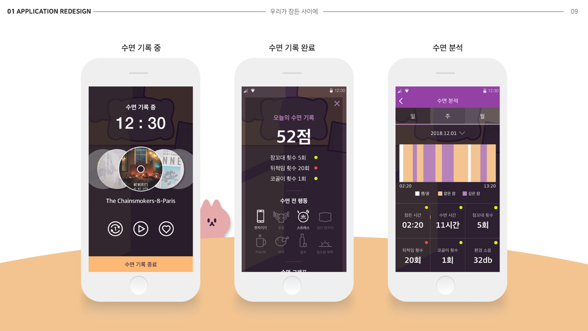 우리가 잠든 사이에 / 모바일 & 웹 UX/UI 디자인 포트폴리오 실무 프로젝트 이혜인6