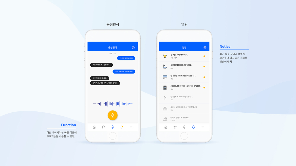 스마트홈 어플 : 똑똑한 집사 / 모바일 & 웹 UX/UI 디자인 포트폴리오 실무 프로젝트 박민지8
