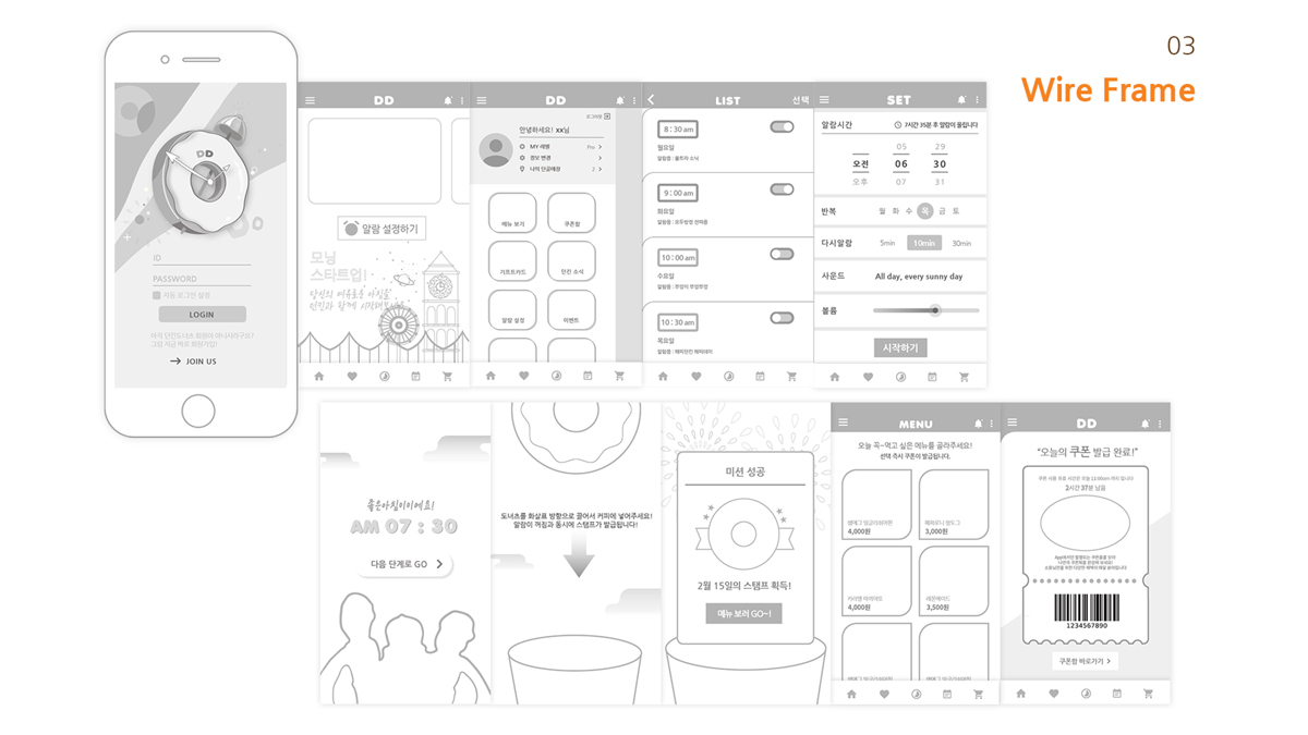 Morning Startup / 모바일 & 웹 UX/UI 디자인 포트폴리오 실무 프로젝트 박소윤8