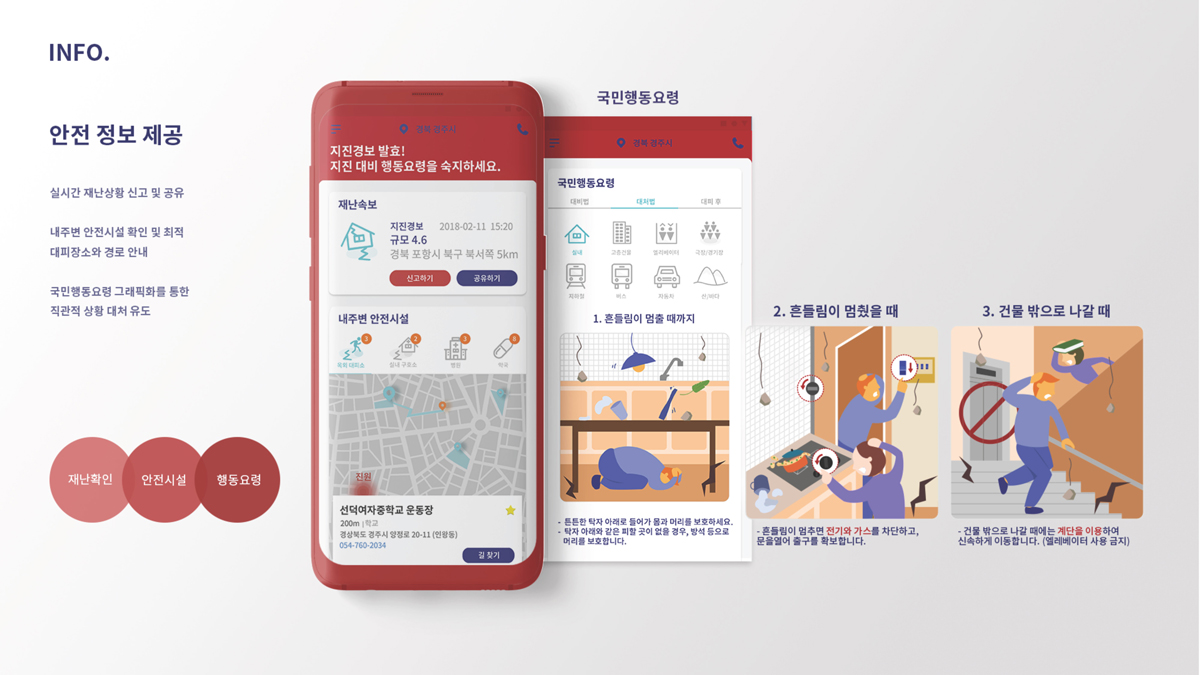 안전 디딤돌 / 모바일 & 웹 UX/UI 디자인 포트폴리오 실무 프로젝트 신경연6