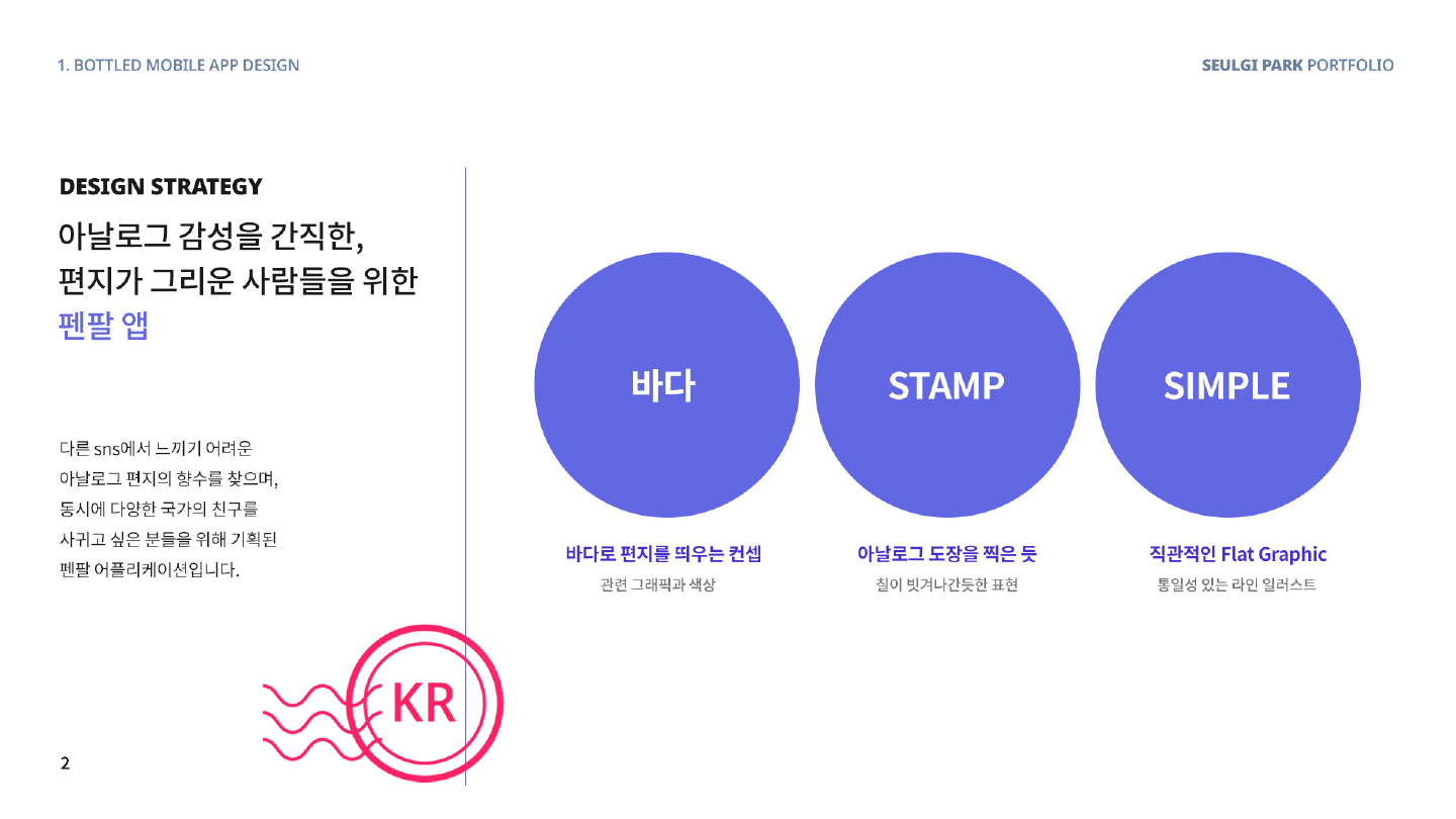 BOTTLED / 모바일 & 웹 UX/UI 디자인 포트폴리오 실무 프로젝트 박슬기2